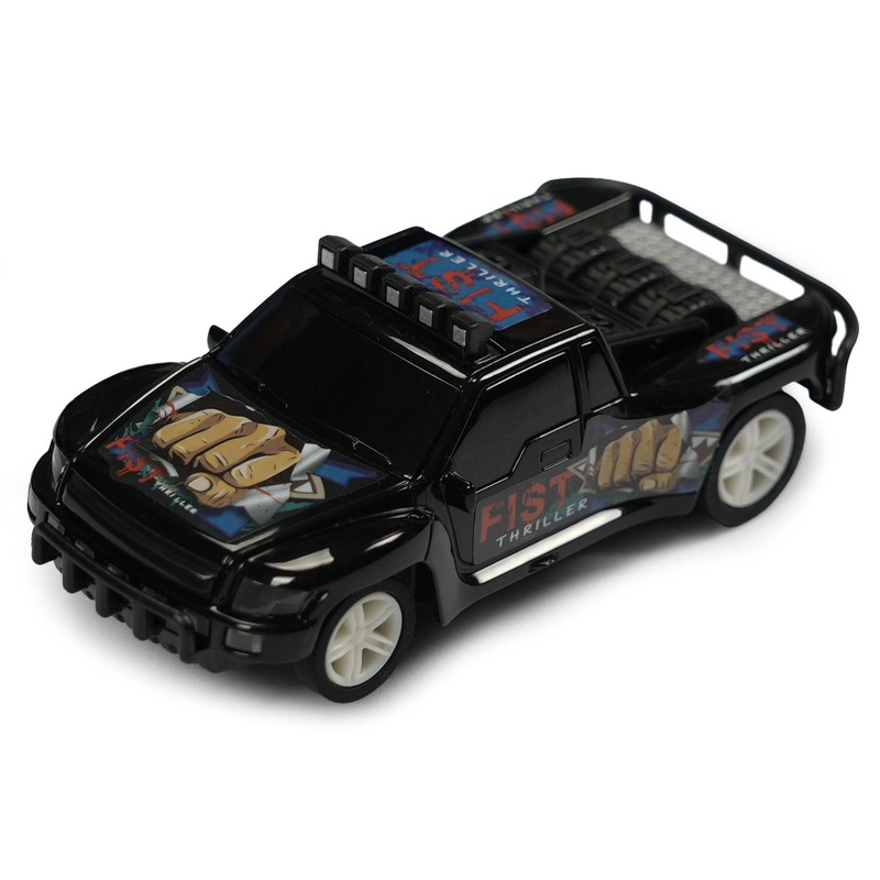 Joysway SuperFun 1/43 Scale Black Short Course Truck Slot Car