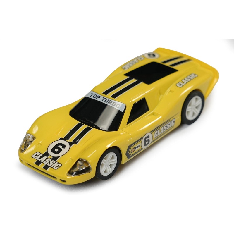 Joysway SuperFun 1/43 Yellow Classic 6 Sport Race Car