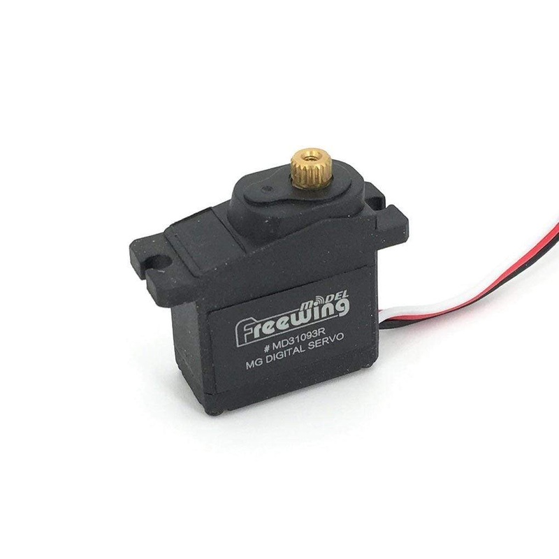 Freewing 9g Digital Hybrid Metal Gear Reverse Servo with 200mm (8") Lead