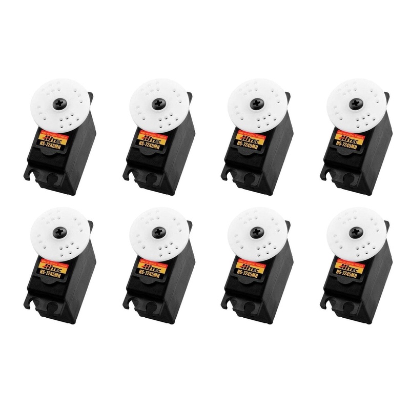 Hitec HS-7245MH High Voltage High Torque Digital Metal Gear Mini Servo Multi-Pack (8 Servos)