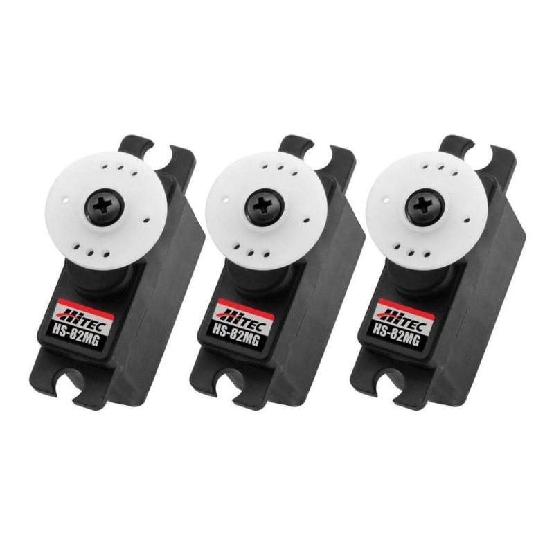 Hitec HS-82MG Metal Gear Micro Servo Multi-Pack (3 Servos)