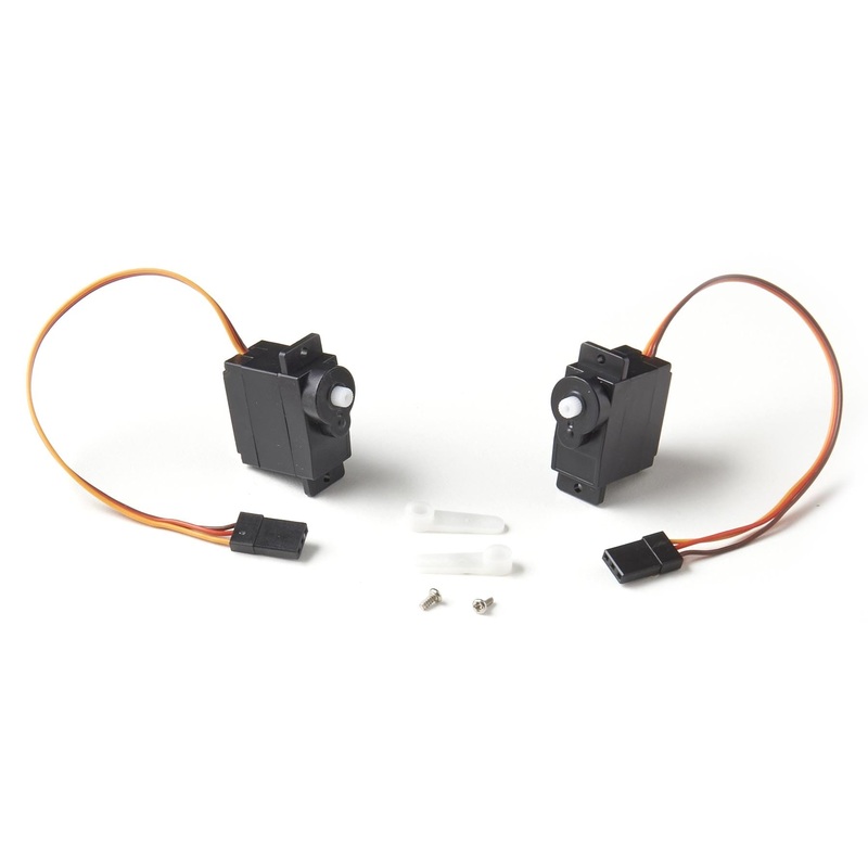 Skynetic 1100mm Huntsman V2 Glider Aileron 9g Servo Set with 120mm (4.7") Lead (2 Pack)