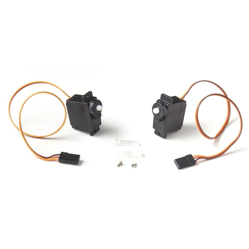 Skynetic 1100mm Huntsman V2 Glider Aileron 9g Servo Set with 235mm (9.2") Lead (2 Pack)