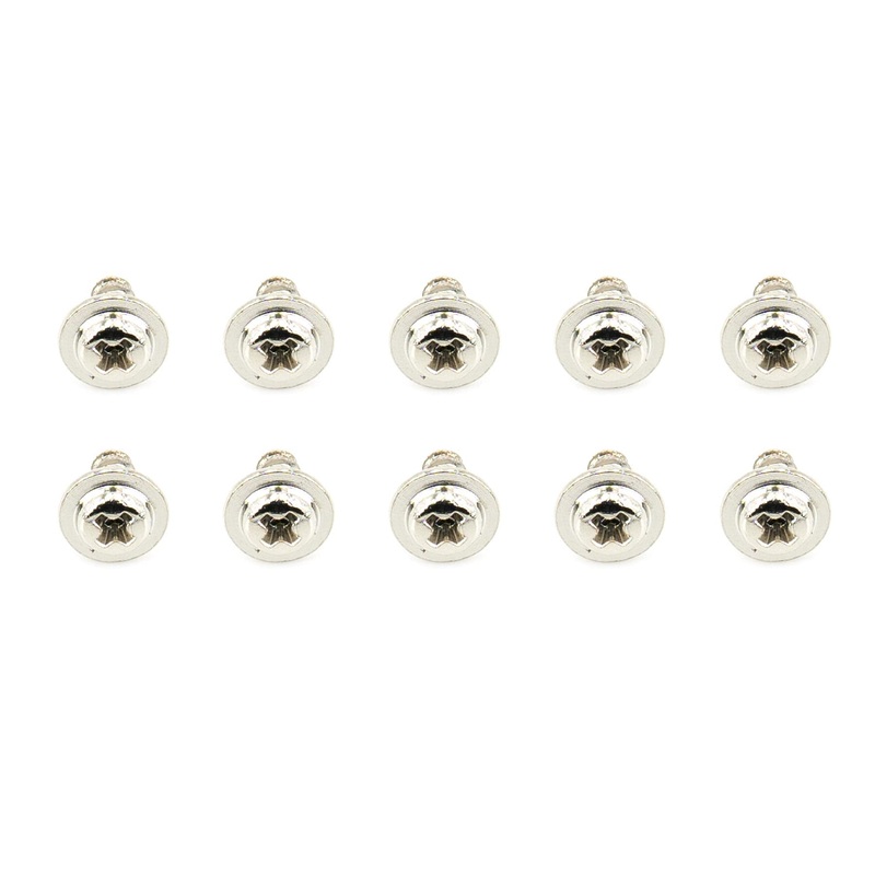 BenchCraft 2.5mm x 6mm Self-Tapping Washer Head Screws (10 Pack)