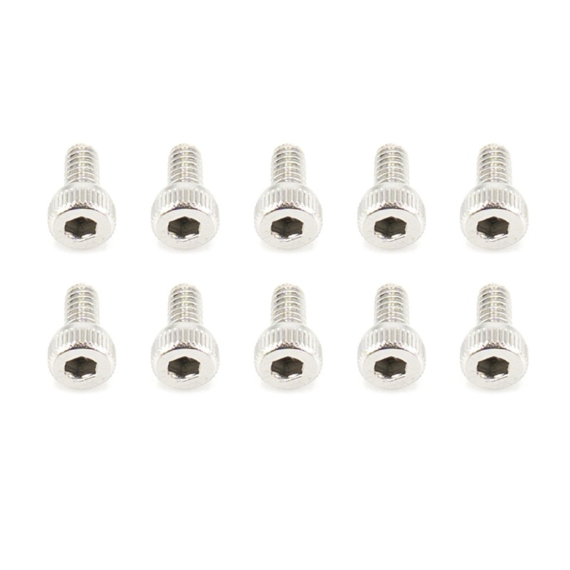 BenchCraft 2mm x 4mm Stainless Steel Machine Hex Screws (10 Pack)