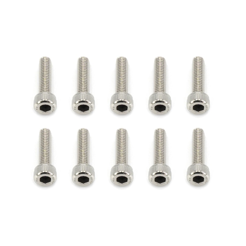 BenchCraft 3mm x 12mm Stainless Steel Machine Hex Screws (10 Pack)