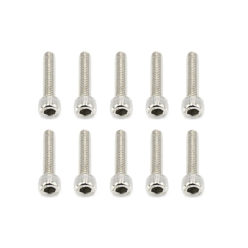 BenchCraft 3mm x 14mm Stainless Steel Machine Hex Screws (10 Pack)
