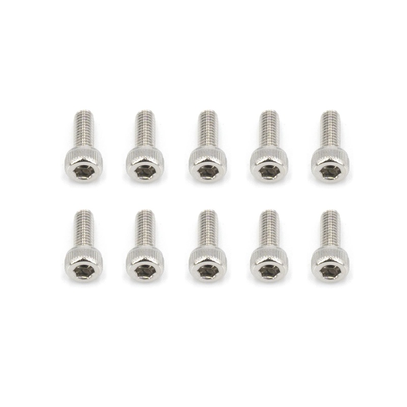 BenchCraft 3mm x 8mm Stainless Steel Machine Hex Screws (10 Pack)