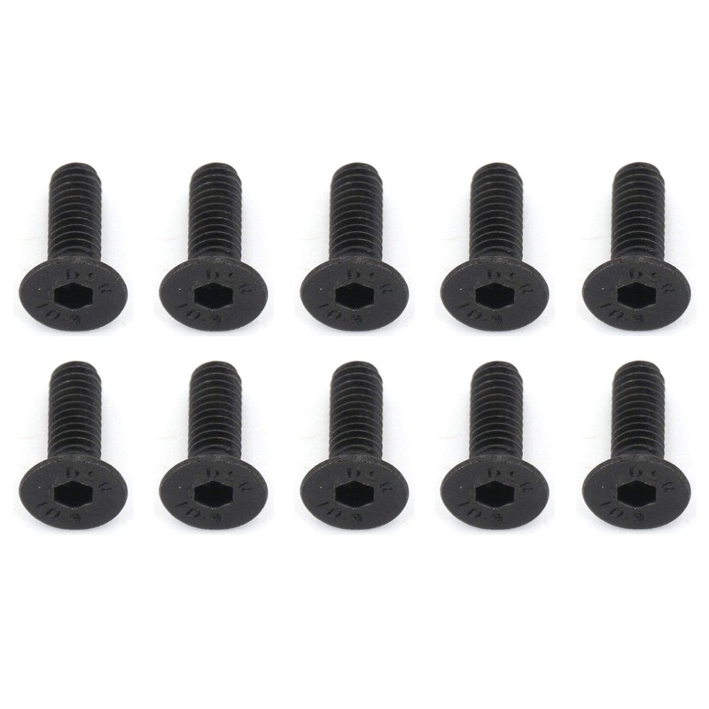 BenchCraft 4mm x 12mm Countersunk Machine Hex Screws (10 Pack)