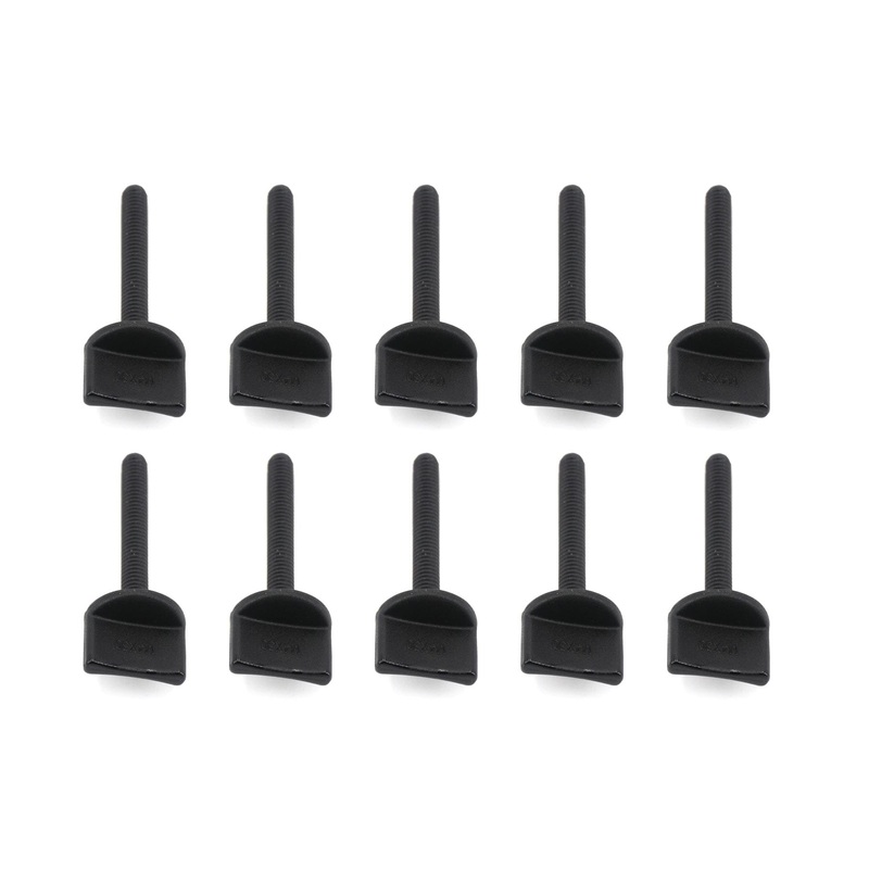 BenchCraft M4 x 30mm Nylon Thumb Screws - Black (10 Pack)