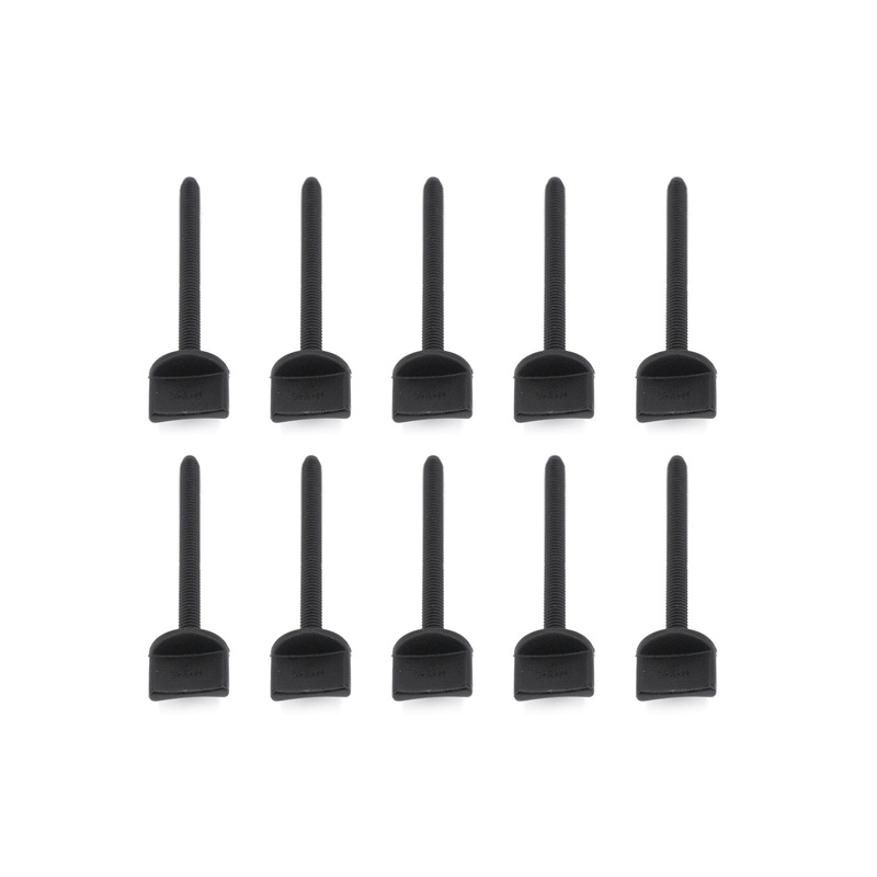 BenchCraft M4 x 45mm Nylon Thumb Screws - Black (10 Pack)