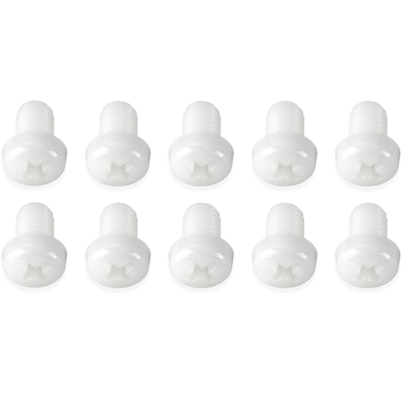BenchCraft M8 x 12mm Nylon Screws - White (10 Pack)