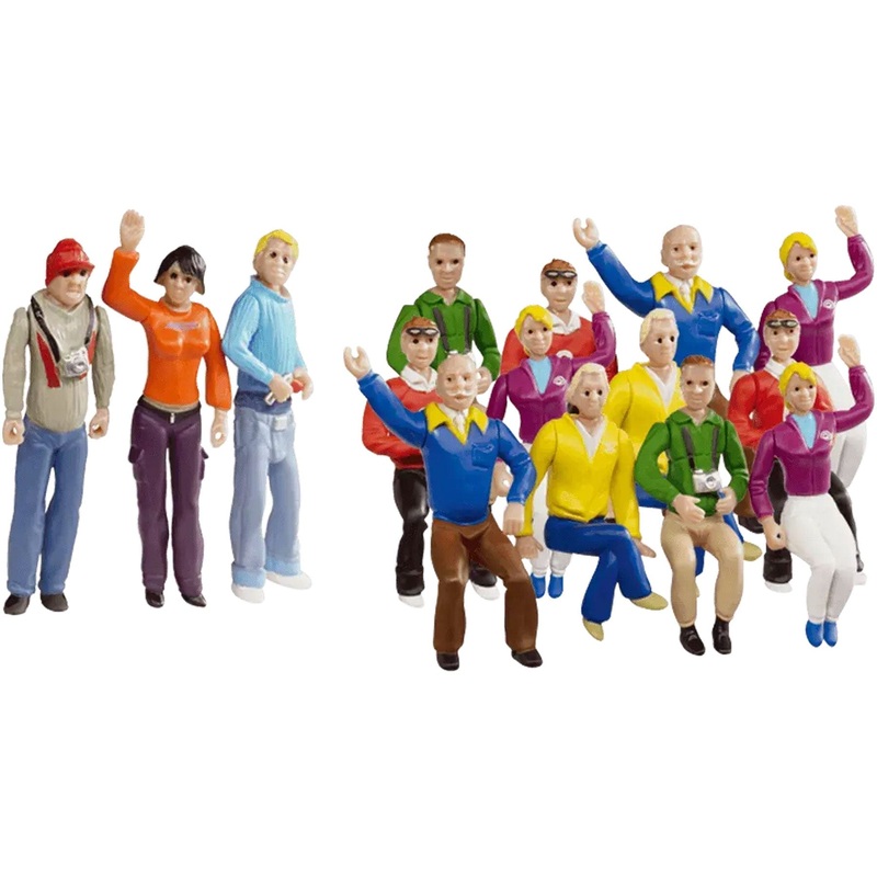 Carrera 1/32 Scale Figure Set Spectators for Grandstand (15)