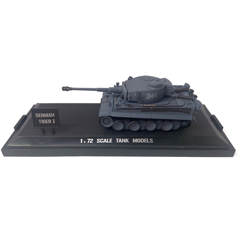 Heng Long 1/72 Scale German Tiger I Assembled Plastic Model with Display Case