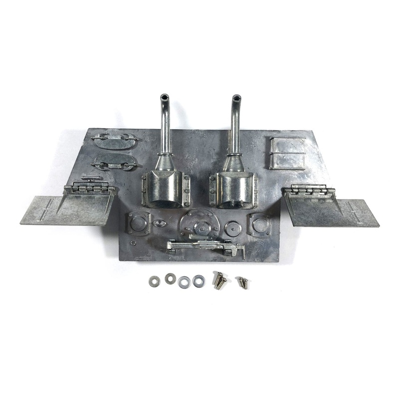Mato 1/16 Scale King Tiger Metal Back Panel with Mud Flaps
