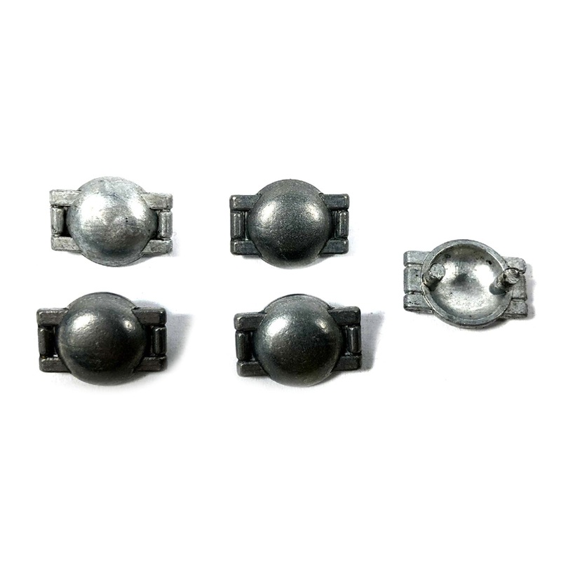 Mato 1/16 Scale M10 Metal Upper Hull Fuel/Water Cap Set (5)
