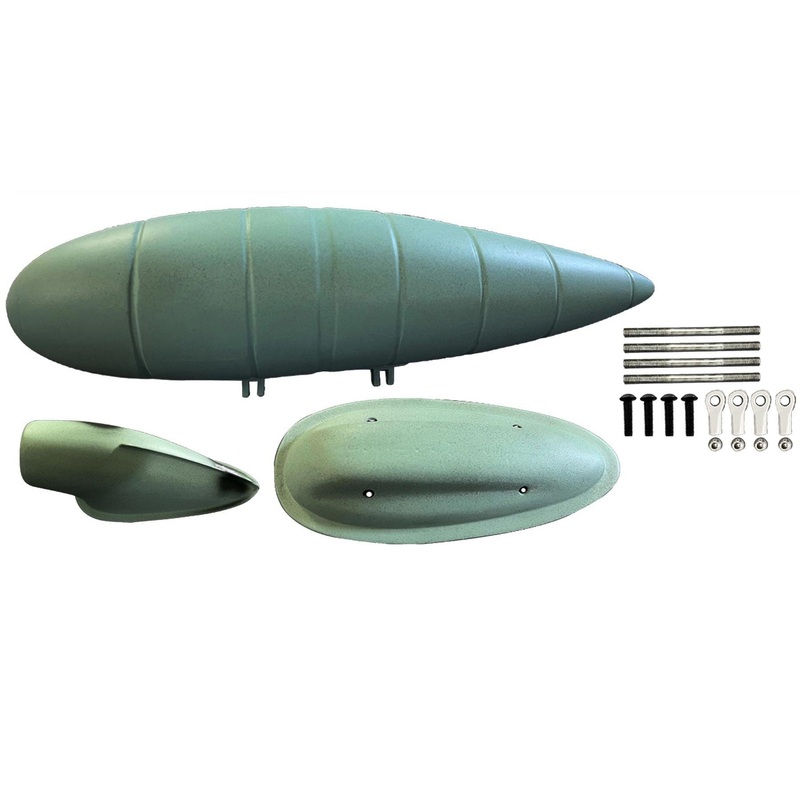 Black Horse 2255mm Messerschmitt BF 109G Scale Detail Parts - Fuselage