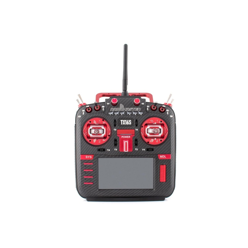 RadioMaster TX16S MKII MAX AG01 16-Channel ELRS Transmitter - Red