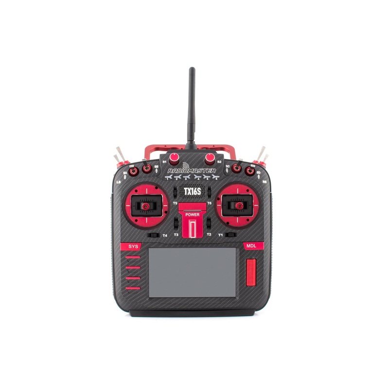 RadioMaster TX16S MKII MAX HALL V4.0 16-Channel ELRS Transmitter - Red