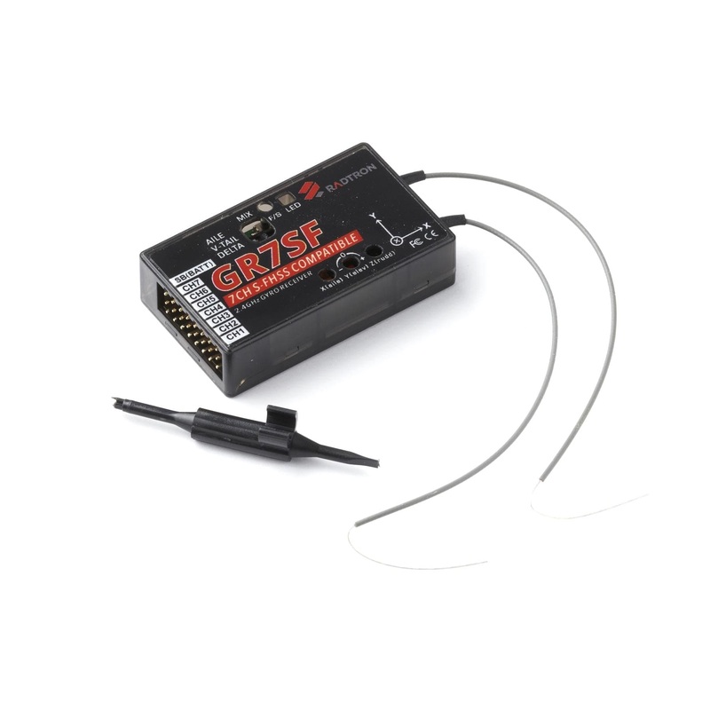 Radtron GR7SF 7-Channel S-FHSS Compatible Receiver with Gyro