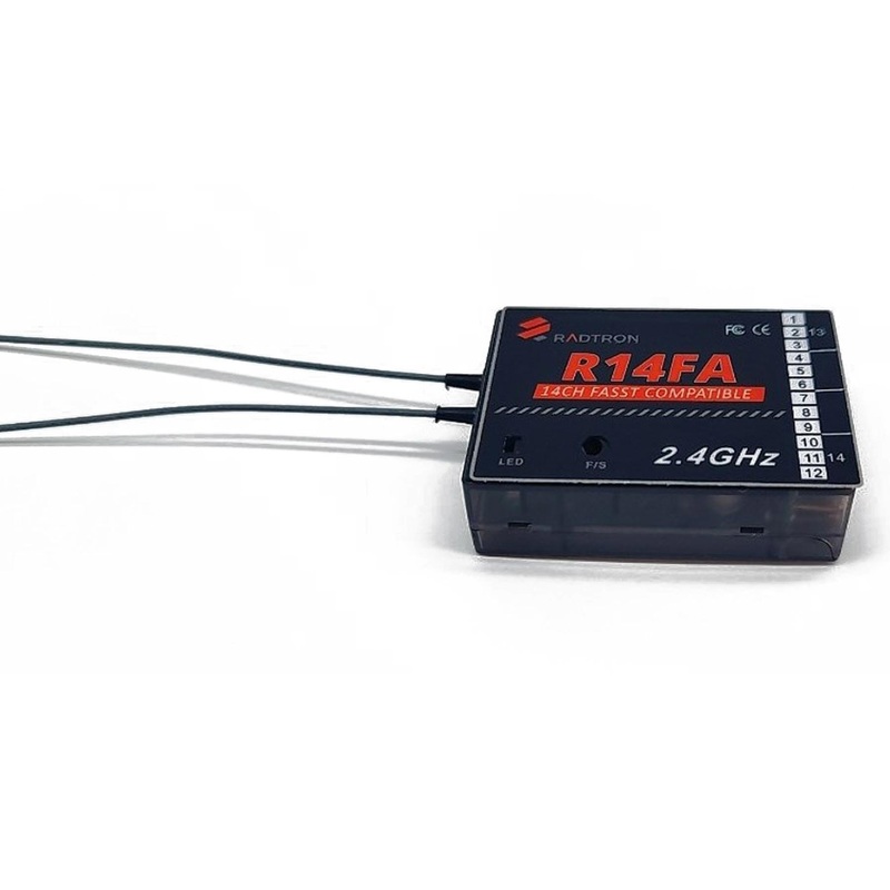Radtron R14FA 14-Channel Futaba FASST Compatible Receiver