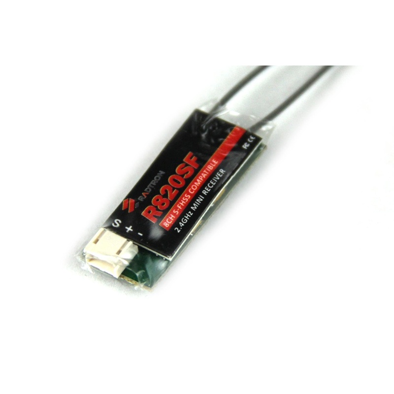 Radtron R820SF 8-Channel S-FHSS/FHSS Compatible Mini Micro S.BUS Receiver