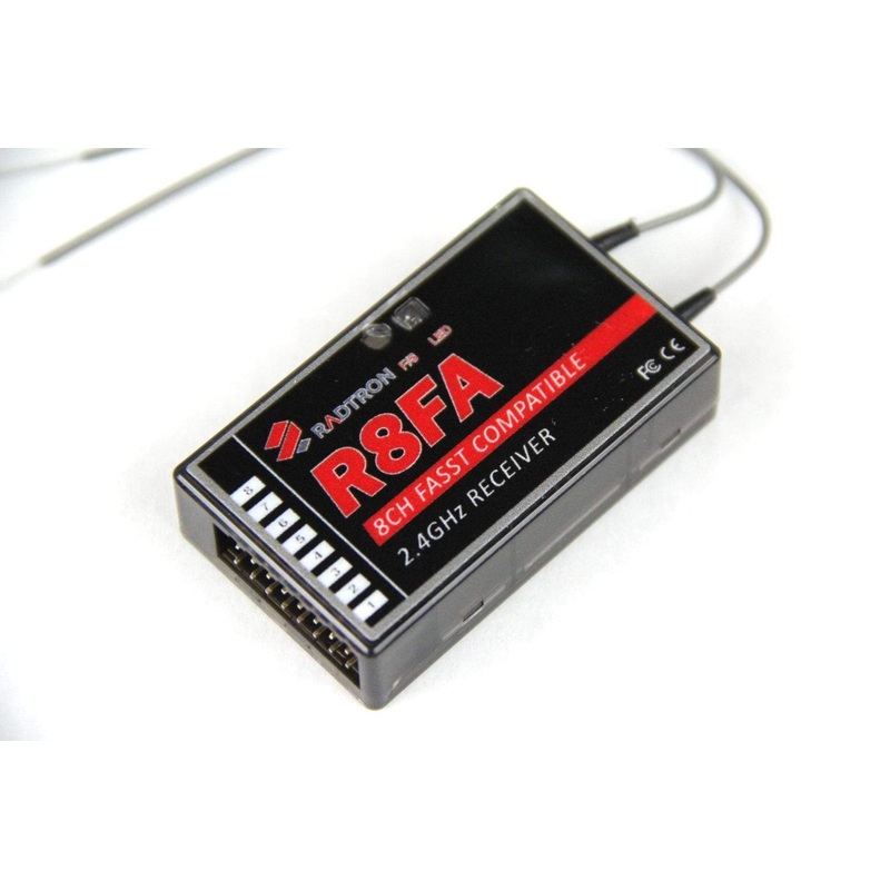 Radtron R8FA 8-Channel Futaba FASST Compatible Receiver