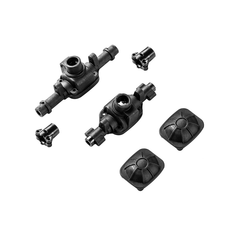 FMS 1/18 Scale Crawler Front and Rear Plastic Axle Case Set