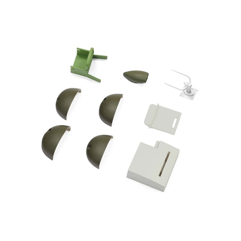 FlightLine 1600mm B-25J Mitchell Fuselage Scale Plastic Parts