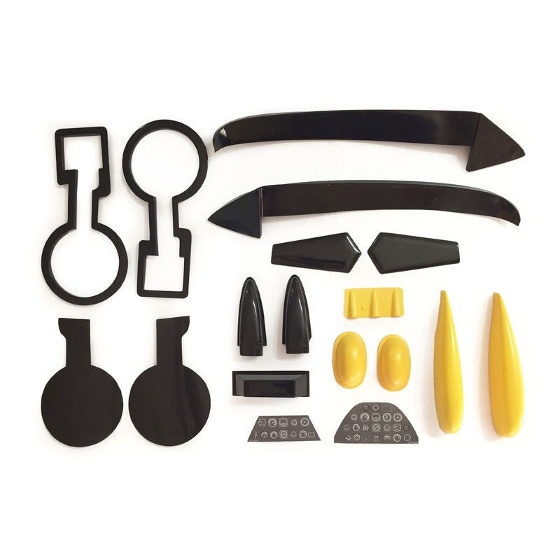 Nexa 1540mm AT-6 Texan Black Plastic Parts Set