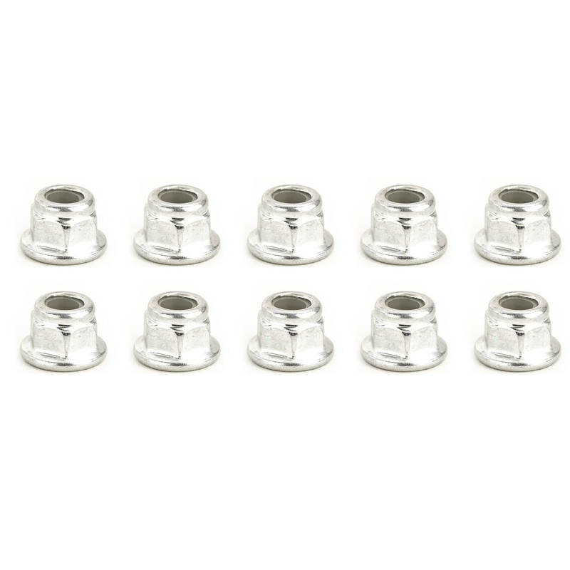 BenchCraft M4 Nylon Flange Lock Nuts (10 Pack)