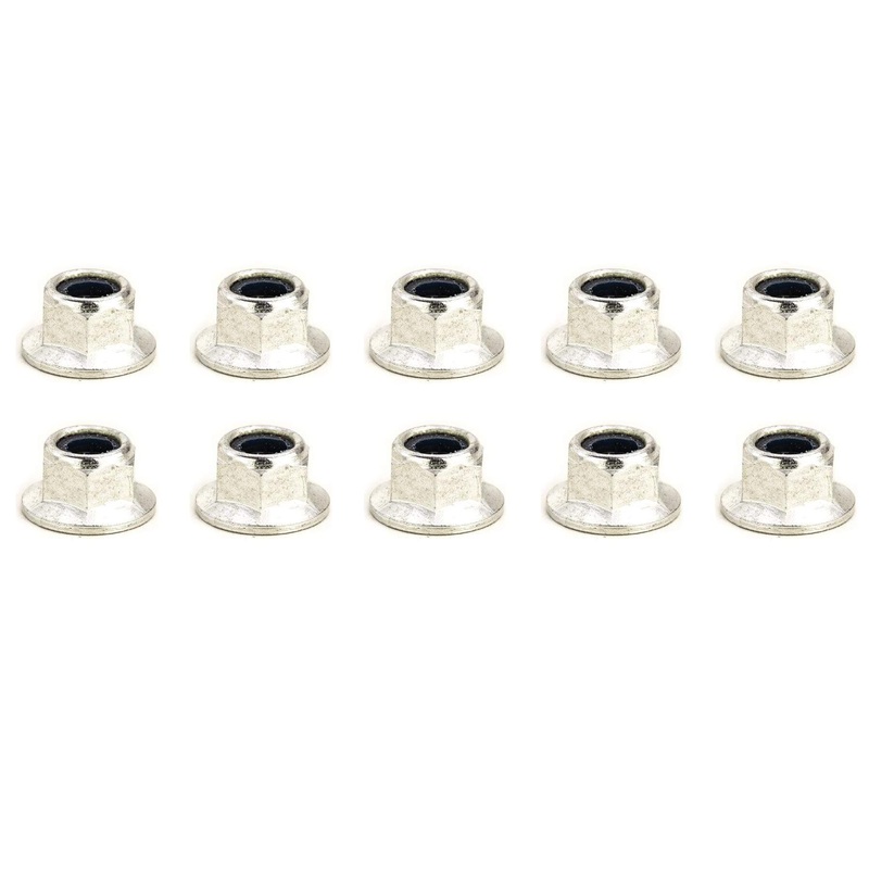 BenchCraft M5 Nylon Flange Lock Nuts (10 Pack)