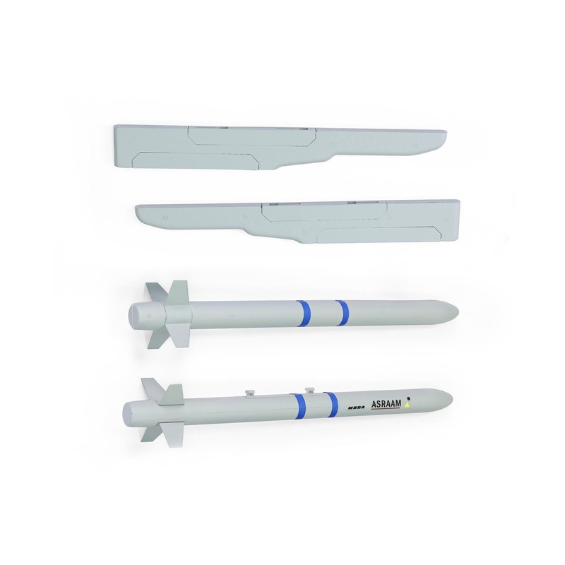 Freewing 90mm Eurofighter Typhoon ASRAAM Missiles & Pylons