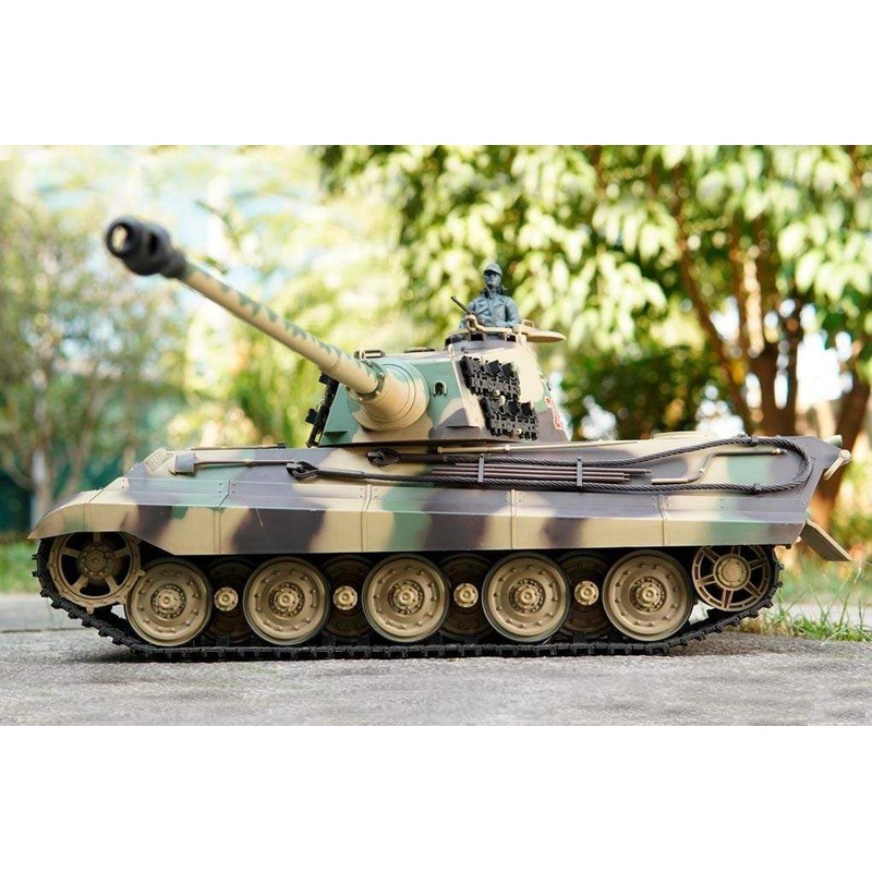 Heng Long German King Tiger Henschel Upgrade Edition 1/16 Scale Heavy Tank - RTR - (OPEN BOX)