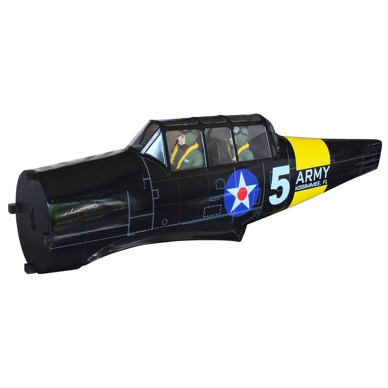 Nexa 1540mm AT-6 Texan Black Fuselage - (OPEN BOX)
