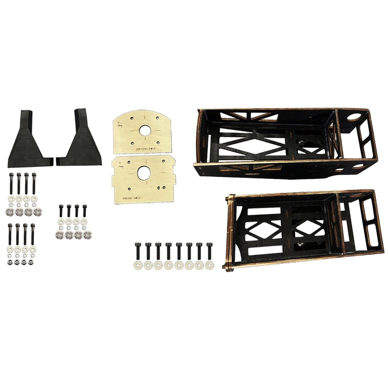 Black Horse 2500mm Heinkel He 111 Right Engine Mount & Motor Mount Set