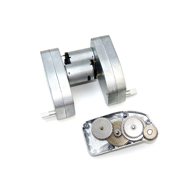 Tongde 1/16 Scale Metal Gearbox with Steel Gears and Motors (Right/Left)