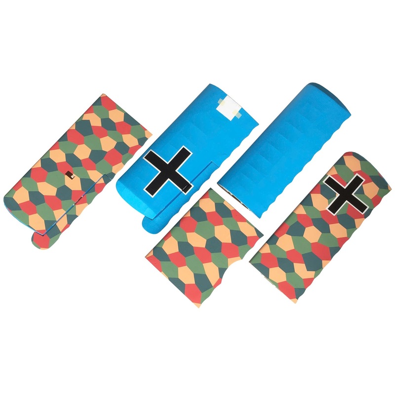 Nexa 1730mm Fokker DVII Red-Blue Main Wing Set