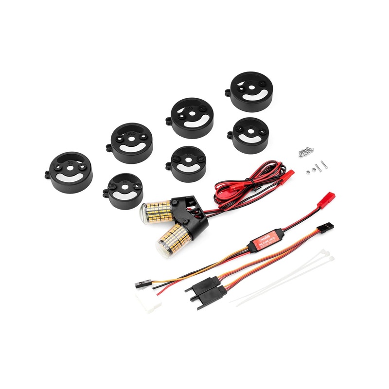 Freewing Universal Dual Tail Flame Afterburner LED Lights for Bifurcated 70/80/90mm EDF Jets