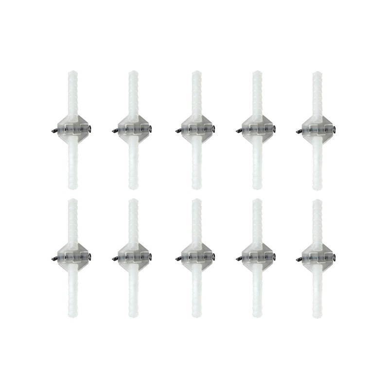 BenchCraft 2.5mm x 43mm Lightweight Pinned Hinges (10 Pack)