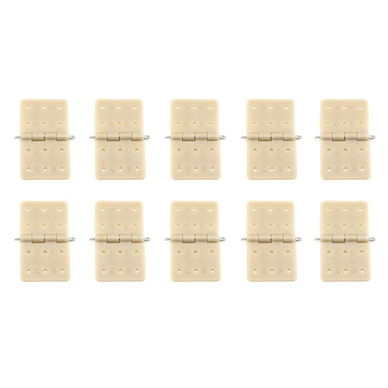 BenchCraft 20mm x 36mm Nylon Pinned Hinges - Grey (10 Pack)