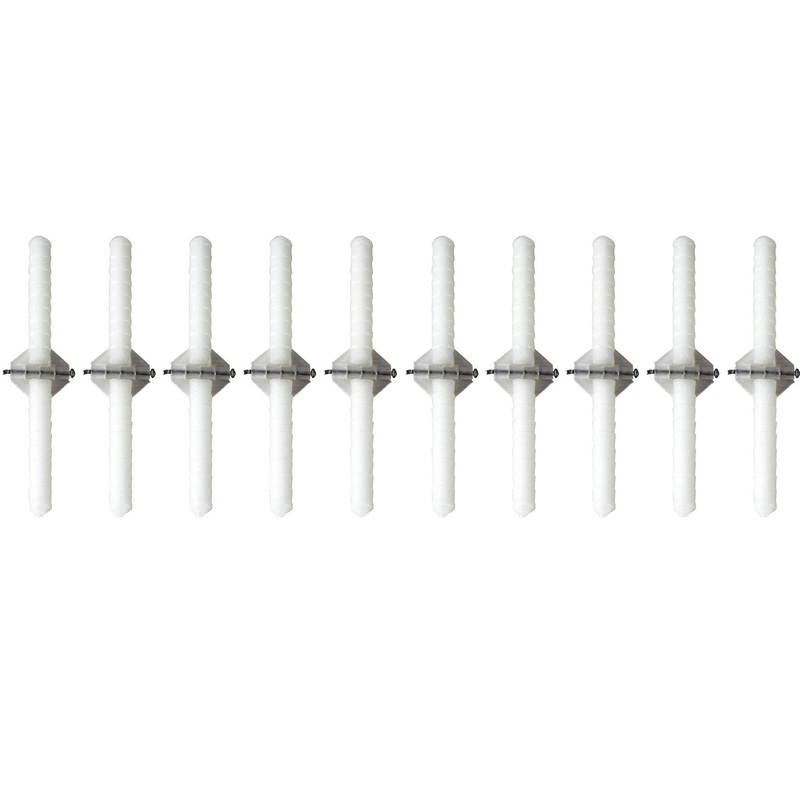 BenchCraft 4.5mm x 67mm Lightweight Pinned Hinges (10 Pack)