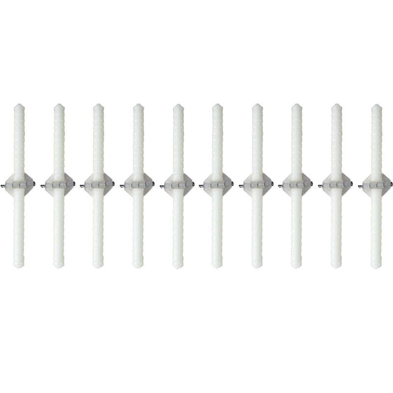 BenchCraft 4.5mm x 76mm Lightweight Pinned Hinges (10 Pack)