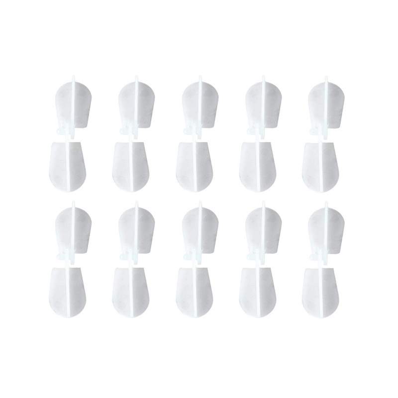 BenchCraft Micro Hinges - White (10 Pack)