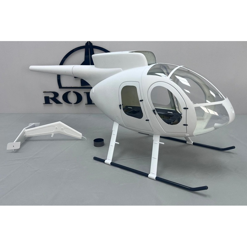 Roban MD-500E White 600 Size Helicopter Scale Conversion - KIT