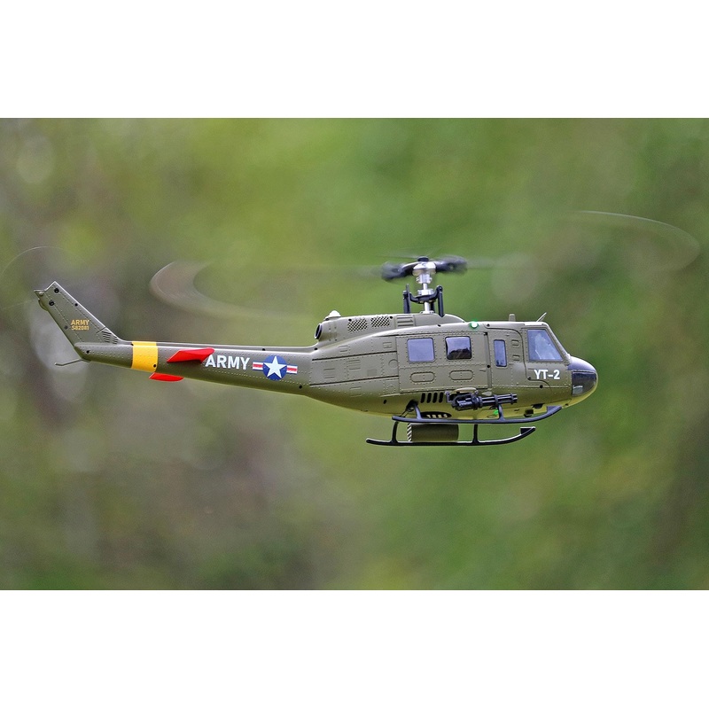 RotorScale UH-1 Huey 200 Size Gyro Stabilized Helicopter - RTF