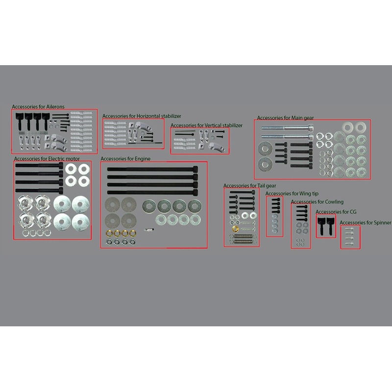 Black Horse 1880mm Edge 540 V3.2 Hardware Set