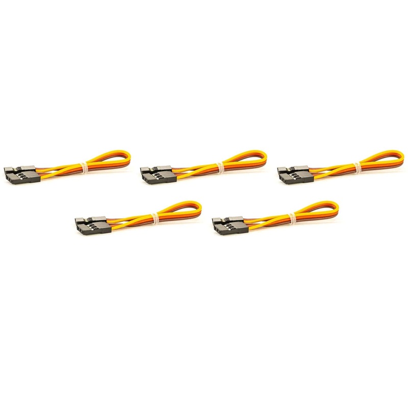 BenchCraft 100mm (4") Male to Male Servo Extensions (5 Pack)