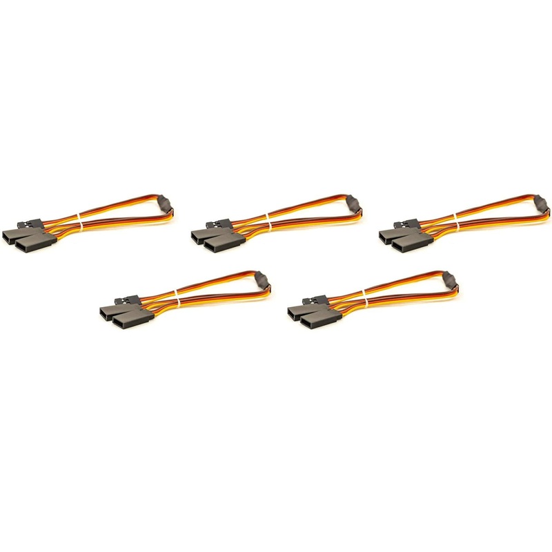 BenchCraft 200mm (8") Servo Y Extension Cables (5 Pack)