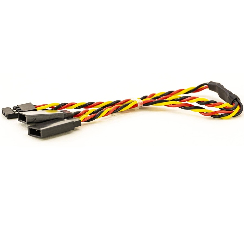 BenchCraft 200mm (8") Servo Y Extension Twisted Cable